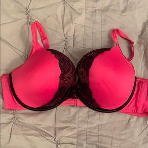 Hot pink cacique bra